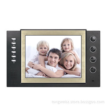 Door access control video door bell, 8-inch supports up to 32GB SD card